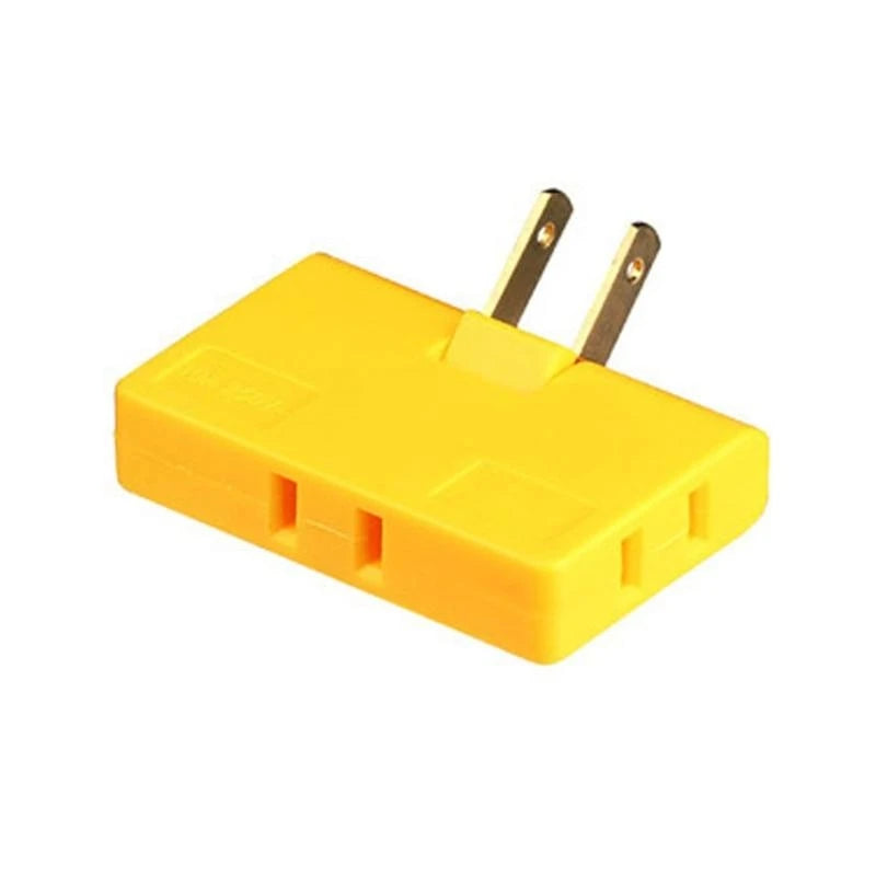 JU64 180 Degree Rotatable Socket Converter Three in US Extension Plug Multi Plug Mini Wireless Outlet Adapter